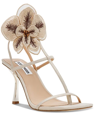 Steve Madden Women's Aries Floral Detailed Dress Sandals