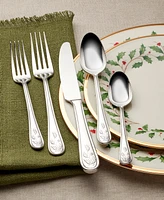 New For 2024! Lenox Holiday 65 Pc. Flatware Set, Service for 12 with Serving Utensils