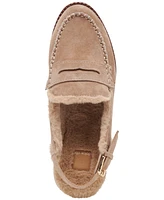 Dolce Vita Women's Hardi Plush Cozy Slingback Loafer Flats