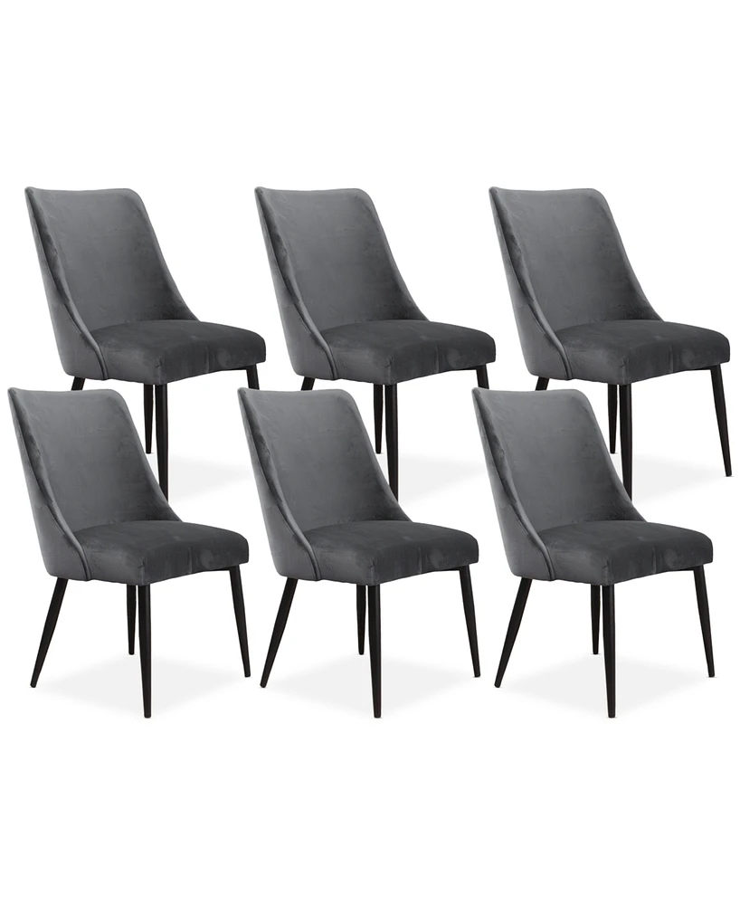 Nerton 6 Pc. Side Chair Set, Created for Macy's