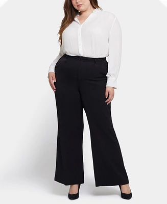 Nydj Plus Size Wide Leg Trouser Pants