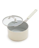 GreenPan X Bobby Flay Professional Grade Ceramic Nonstick 2.53-Quart Saucepan with Lid