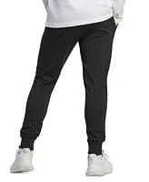 adidas Men's Quick-Drying Fitted-Cuff Logo Pants