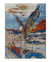 Adorn Hand Woven Rugs Indian Ooak M7111 9'x12' Area Rug