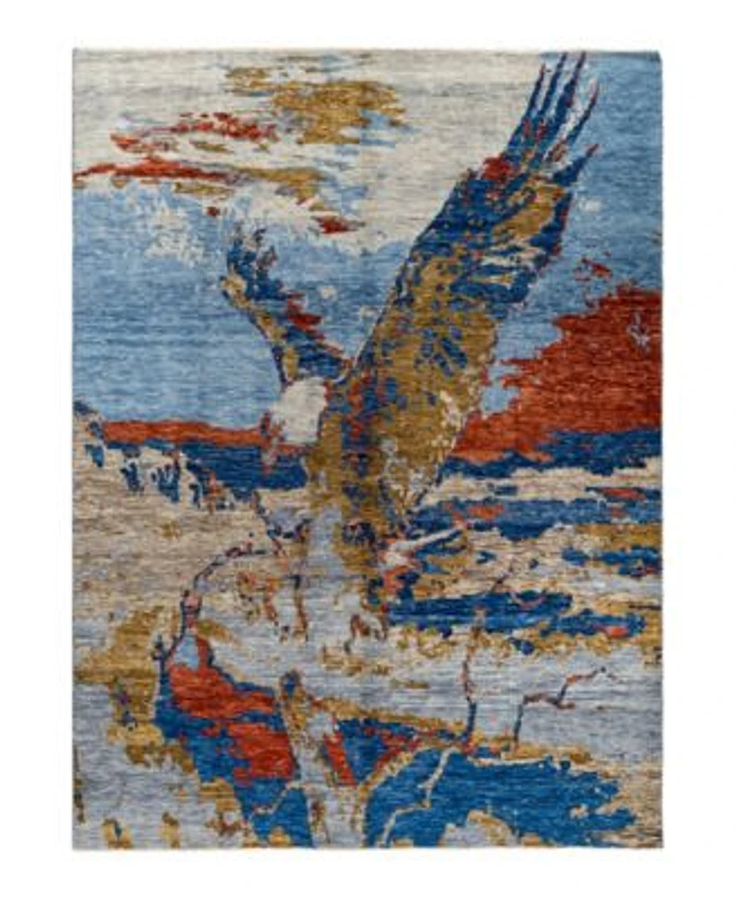 Adorn Hand Woven Rugs Indian Ooak M7111 Rug Collection