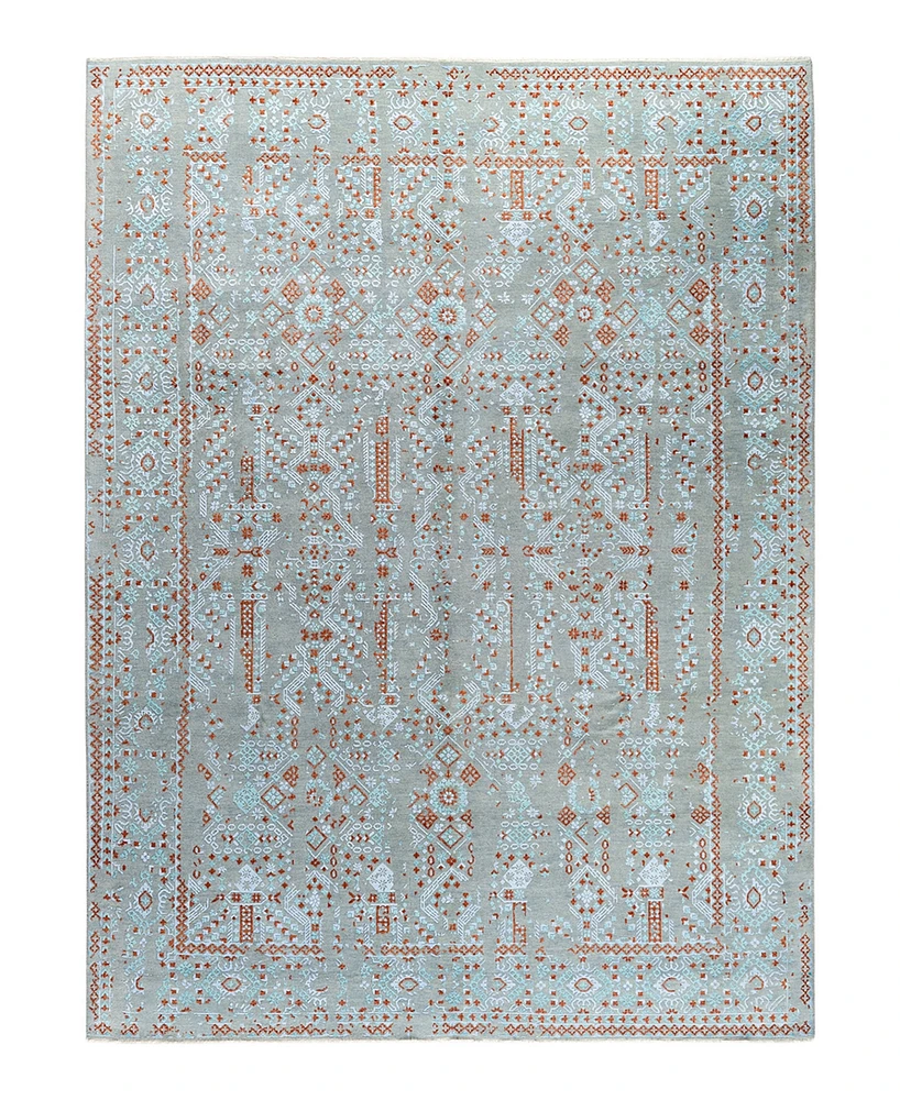 Adorn Hand Woven Rugs Indian Ooak M7261 8'10''x11'10'' Area Rug