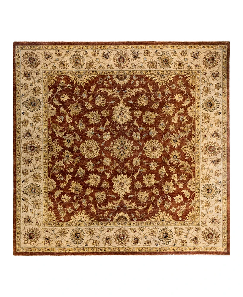 Adorn Hand Woven Rugs Indian Ooak M5654 9'1'' Square Area Rug