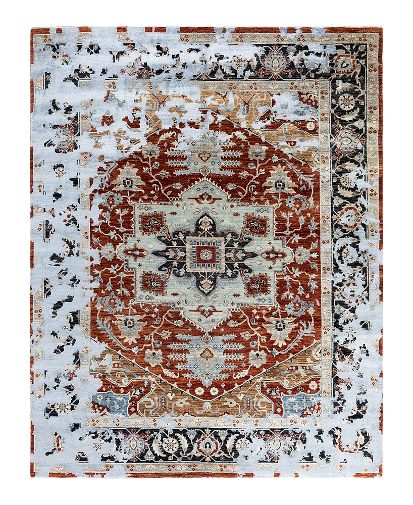 Adorn Hand Woven Rugs Indian Ooak M7757 8'x10'4'' Area Rug