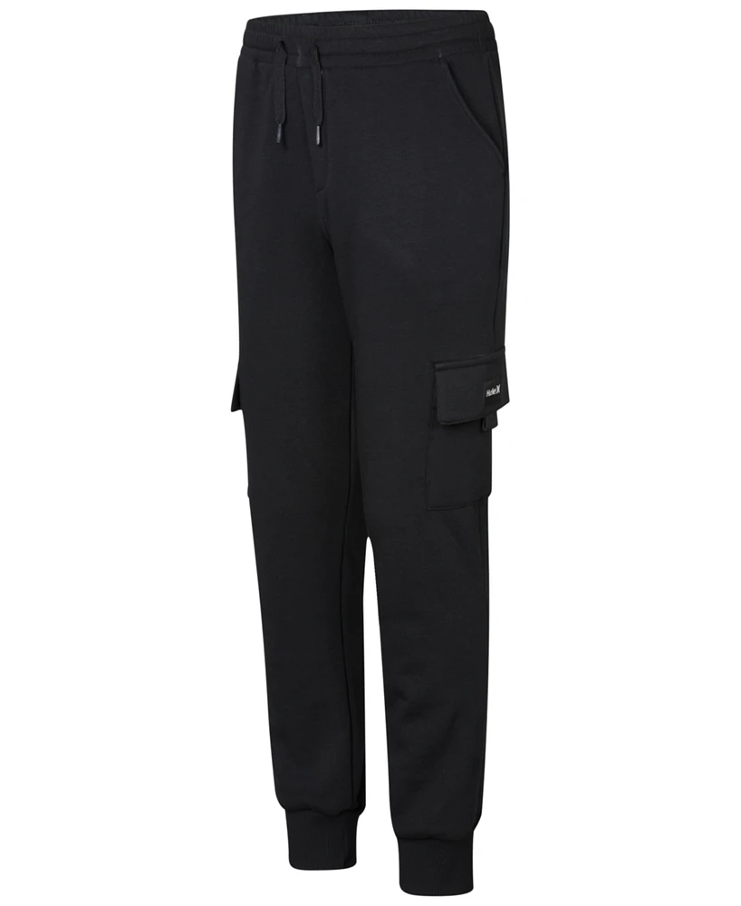 Hurley Big Boys Cargo Fleece Joggers