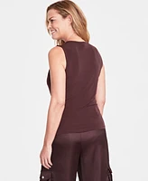 I.n.c. International Concepts Women's Hardware Asymmetric Top, Created for Macy's