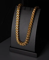 Rhona Sutton Gold Stainless Steel Box Chain Necklace