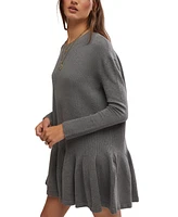 Free People Women's Time On My Side Mini Sweater Dress