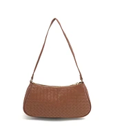 Like Dreams Ash Heart Tassel Woven Shoulder Bag