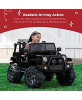 Best Choice Products 12V Kids Ride On Truck Car w/ Remote Control, Spring Suspension, Bluetooth, Led Lights