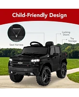 Best Choice Products 12V 2.5 Mph Licensed Chevrolet Silverado Ride On Truck Car Toy w/ Parent Remote Control