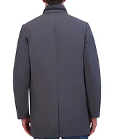 Kenneth Cole Men's Soft-Shell Stand-Collar Rain Jacket