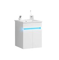 Slickblue 16" Bathroom Vanity with Sink for Space-Efficient and Stylish Storage Solutions