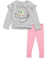 Starwars Toddler Girls Star Wars The Baby T-Shirt and Leggings Outfit Set to