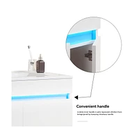 Slickblue 30-Inch Bathroom Vanity with Sink & Radar Sensing Light