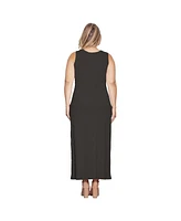 Standards & Practices Women's Sleeveless Rib-Knit Maxi Dress