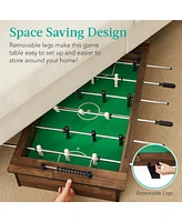 Best Choice Products 40in Tabletop Foosball Table, Arcade Table Soccer for Home, Game Room w/ 2 Balls