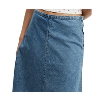 Cotton On Women's Gigi Denim Midi Skirt