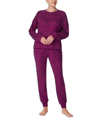 Sanctuary Women's Printed Long-Sleeve Jogger Pajama Set
