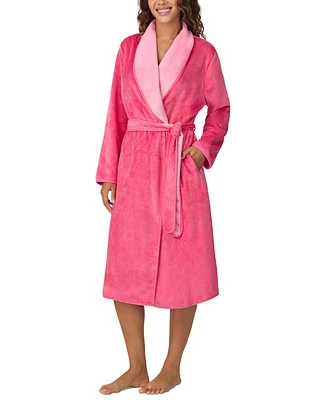 Cuddl Duds Women's Shawl-Collar Long Wrap Robe