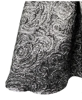 Rare Editions Big Girls Metallic Brocade Social Dress