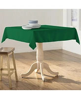 Slickblue Square Polyester Poplin Tablecloth - Durable, Wrinkle-Resistant, Perfect for Dining & Events