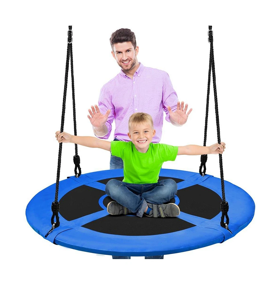 SereneLife Children s Hanging Swing Seat - Blue