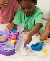 Kinetic Sand, Variety Case with Beach Sensory Toys