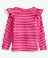 Epic Threads Toddler Girls Striped Ruffled Long-Sleeve T-Shirt, Created for Macy's