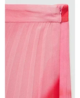 Mango Women's Printed Pleated Skirt