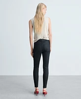 Mango Women's High Rise Anne Skinny Jeans