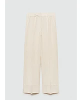 Mango Women's Straight Lyocell Pants