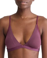 Calvin Klein Women's Form To Body Lightly Lined Triangle Bralette QF6758