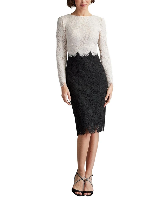 chinese dress ladies Lady Black Tie - Medindie Dress - White Lace Open Back Dress
