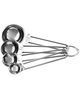 Megachef 14 Piece Stainless Steel Measuring Cup and Spoon Set with Mixing Bowls