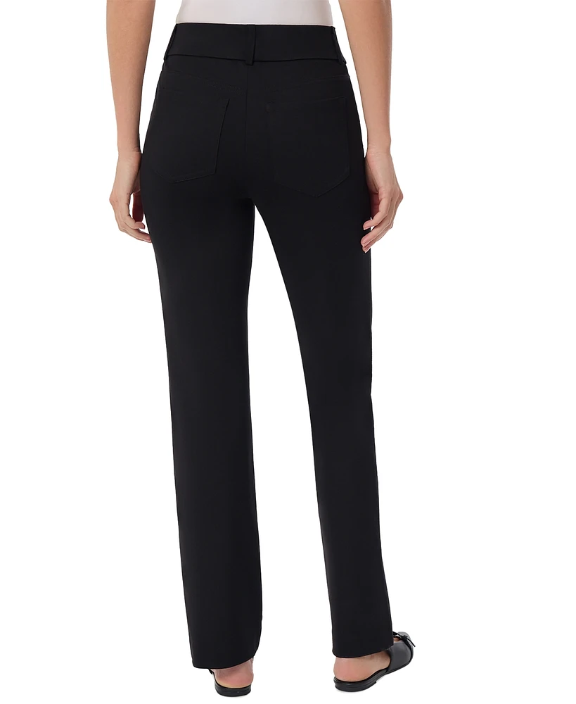 Jones New York Women's Pull-On Straight-Leg Pants