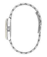 Olivia Burton Women's Lustre Silver and Gold-Tone Stainless Steel Bracelet Watch 34mm
