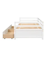 Slickblue Daybed with Two Storage Drawers for Multi-Functional and Stylish Bedroom Storage