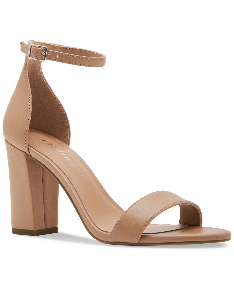 Madden Girl Bella Two-Piece Block Heel Sandals