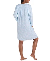 Miss Elaine Women's Lace-Trim Shirred Nightgown