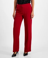 Bar Iii Women's High Rise Straight-Leg Pants, Created for Macy's