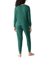 Gap GapBody Women's Ribbed Printed Jogger Pajama Set