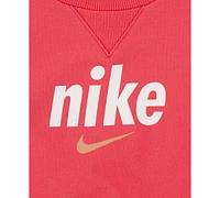 Nike Baby French Terry Crewneck Top & Pants, 2-Piece Set