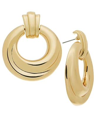 I.n.c. International Concepts Doorknocker Drop Earrings, Created for Macy's