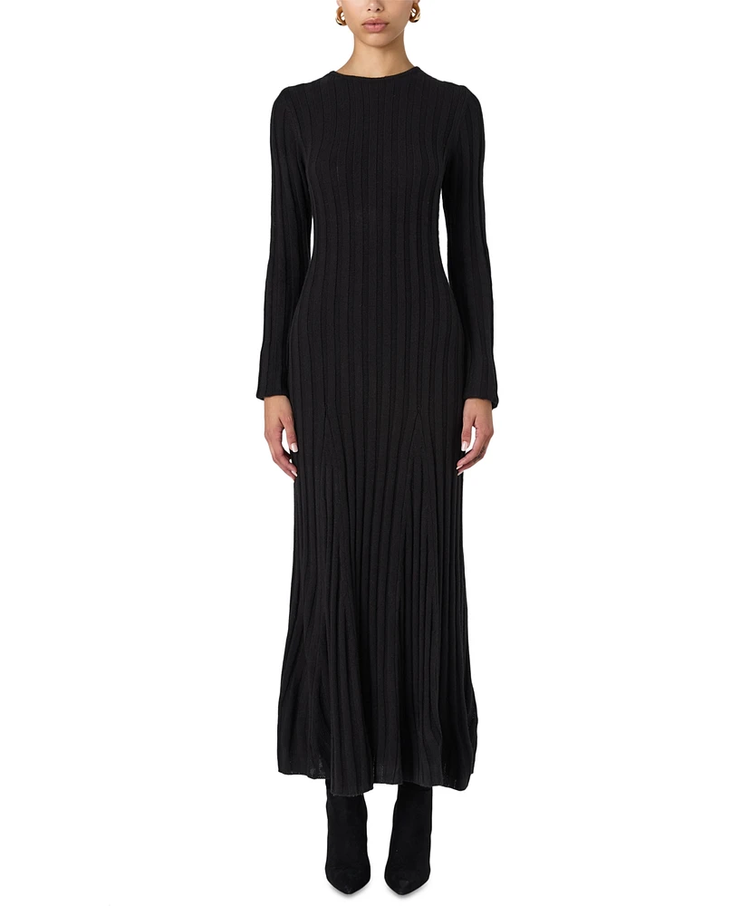 French Connection Women's Babysoft Fit & Flare Sweater Dress
