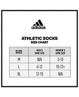 adidas Women's 6-Pk. Cushioned Athletic Crew Socks